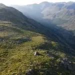 wild camping on red pike in the lake district